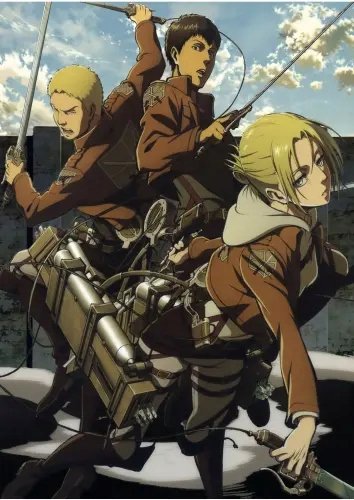 Plakat Anime Attack on Titan aot_074 A1+ (custom)