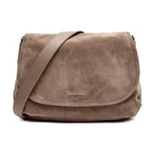 Torebki damskie - Coccinelle Torebka na ramię Rebekka | zamsz - miniaturka - grafika 1