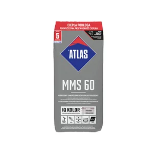 Podkład podłogowy samopoziomujący MMS 60 25 kg Atlas - Zaprawy budowlane - miniaturka - grafika 1