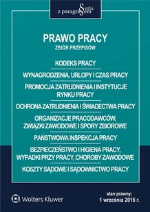 Prawo pracy. Zbiór przepisów - Prawo - miniaturka - grafika 1