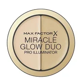 Rozświetlacze do twarzy i ciała - MaxFactor Max Factor - MIRACLE GLOW DUO - PRO ILLUMINATOR - Kremowy rozświetlacz i korektor  - 10 LIGHT MAXKIKO-IKO-01 - miniaturka - grafika 1