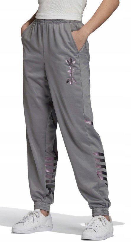 M SPODNIE DRESOWE ADIDAS SZARE SPORTOWE DŁUGIE FS7239