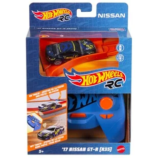 Hot Wheels samochód RC 1:64 Nissan GT R GWB72 - Modele zdalnie sterowane - miniaturka - grafika 1
