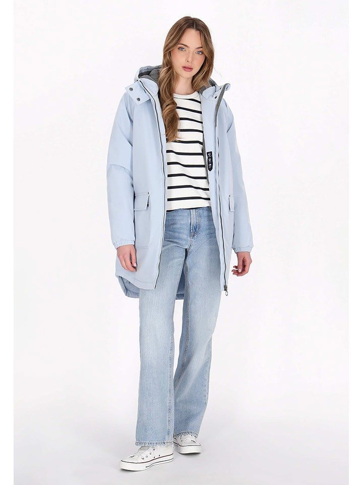 Schmuddelwedda Parka w kolorze błękitnym