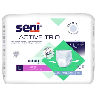 Seni Active Trio L Majtki chłonne, 10 sztuk - Pieluchy dla dorosłych - miniaturka - grafika 2