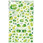 Ozdoby do paznokci - Naklejki do paznokci samoprzylepne LIMONKI F409 5903764410809 - miniaturka - grafika 1