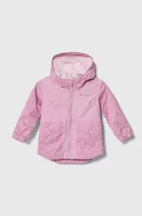 Columbia kurtka niemowlęca Rainy Trails Fleece kolor różowy - Kurtki i płaszcze dla dziewczynek - miniaturka - grafika 1