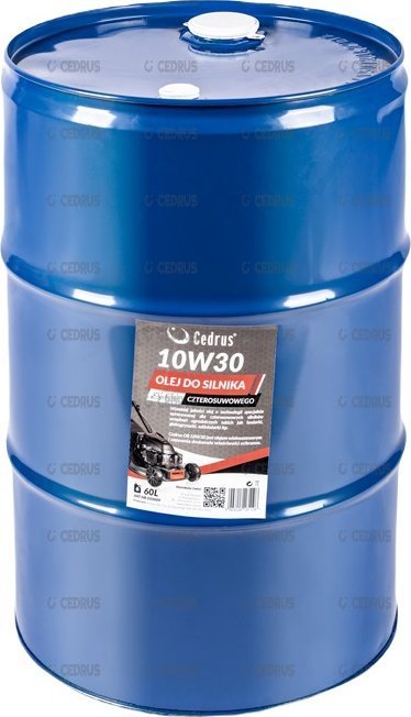 Cedrus OLEJ SILNIKOWY CEDRUS 10W-30 BECZKA 60L DO SILNIKA KOSIAREK TRAKTORKÓW AGREGATÓW GLEBOGRYZAREK ZAMIATAREK NAC,OLEO-MAC,STIHL,B&S Briggs & Stratton,HONDA,SUBARU itp. do silników czterosuwowych - EWIMAX - OFICJALNY DYSTRYBUTOR - AUTORYZOWANY DEALER