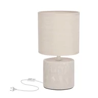 Lampy stojące - Dina lampa biurkowa stołowa beżowa 41-24404 - miniaturka - grafika 1