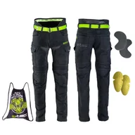 Odzież motocyklowa - W-TEC Męskie dżinsy motocyklowe W-TEC Aredator, Czarny, 46 17485-46 - miniaturka - grafika 1