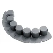 Ogrodzenia - Prosperplast Palisada IPAL7-S443 Szary - miniaturka - grafika 1