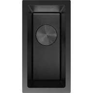 Zlewozmywaki - Mexen Trixo zlewozmywak stalowy 1-komorowy 230 x 440 mm, czarny HC - 6411221000-70HC - miniaturka - grafika 1