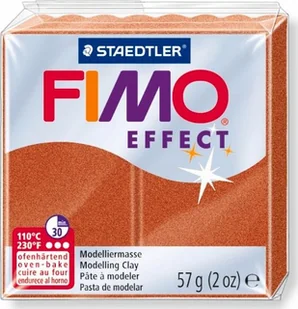 Fimo Masa plastyczna termoutwardzalna Effect metaliczna mied 57g - Masy plastyczne - miniaturka - grafika 1