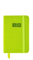 Kalendarze - Kalendarz 2026 lux tygodniowy zielony v1 kk-1l - kalendarz - miniaturka - grafika 1