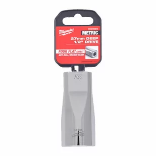 MILWAUKEE NASADKA 1/2" DŁUGA 27mm - Klucze i nasadki - miniaturka - grafika 1