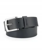 Paski - Pasek Męski Do Spodni Skórzany Skóra Naturalna Puccini Czarny Pat25125Cm-1 - miniaturka - grafika 1