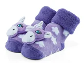 Skarpetki dla dzieci - Ciepłe bawełniane skarpetki z grzechotką r 1-2 lat - miniaturka - grafika 1