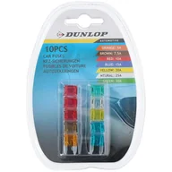 Akcesoria motoryzacyjne - Dunlop - Bezpieczniki samochodowe 10 szt. - miniaturka - grafika 1