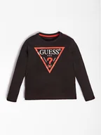Bluzki damskie - Guess Bluzka L84I29 K8HM0 Czarny Regular Fit - miniaturka - grafika 1