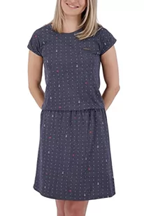 alife & kickin Shannaak B Shirt sukienka damska sukienka na czas wolny, letnia sukienka XS-XXL, granatowy melanż, S - Sukienki - miniaturka - grafika 1