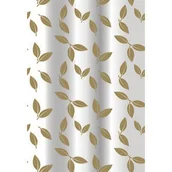 Zasłony prysznicowe - Zasłonka prysznicowa PEVA MADISON 180 x 200 cm złoty - miniaturka - grafika 1