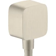 Akcesoria do armatury i ceramiki - Axor ShowerSolutions przyłącze kątowe węża FixFit Softcube nikiel szczotkowany 36731820 - miniaturka - grafika 1