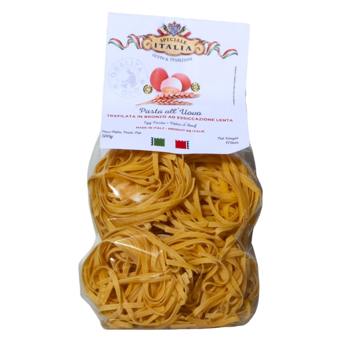 SPECIALE ITALIA Włoski MAKARON TAGLIATELLE all'Uovo 500g