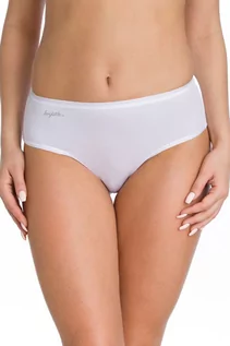 Komplety bielizny - Klasyczne figi damskie bikini - białe 2szt - grafika 1