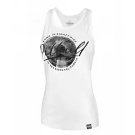 Odzież taktyczna i umundurowanie - Tank Top damski Pit Bull Middle Weight 190 Spandex Pretty '24 - Biały - miniaturka - grafika 1