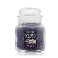 Świece - Yankee Candle, Świeca zapachowa Small Jar Lavender Vanilla, 104 g - miniaturka - grafika 1