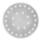 Inne urządzenia gastronomiczne - Browin Tłok silikonowy zapasowy do nadziewarki Browin, poziomej na 2,5 kg - miniaturka - grafika 1