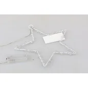 Oświetlenie świąteczne - Gwiazda do zawieszenia 22 LED stałe ciepłe białe światło - miniaturka - grafika 1