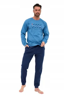 CORNETTE PIŻAMA MĘSKA DR 322/301 MARATHON L NIEBIESKI - Piżamy damskie - miniaturka - grafika 1