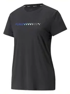 Koszulki sportowe damskie - Puma Koszulka sportowa w kolorze czarnym - miniaturka - grafika 1