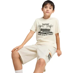 Koszulka Puma Mid90s Graphic Tee Iii B, Dzieci - Odzież sportowa dziecięca - miniaturka - grafika 1