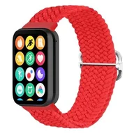 Akcesoria do smartwatchy - Opaska pasek bransoletka NYLON LOOP Xiaomi Mi Band 8 PRO / Redmi Watch 4 czerwony - miniaturka - grafika 1