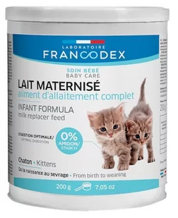 Francodex dla kotów Francodex mleko dla kociąt w proszku 200g - Mleko dla kociąt i szczeniąt - miniaturka - grafika 1