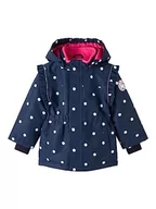 Kurtki i płaszcze dla dziewczynek - NAME IT Girl's NMFSNOW05 Jacket DOT FO kurtka, Dark Sapphire, 104, Dark Sapphire, 104 cm - miniaturka - grafika 1