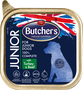 Mokra karma dla psów - Butchers Junior pasztet z delikatnym indykiem i wołowiną 24x150g tacka - miniaturka - grafika 1