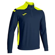 Bluzy męskie - Joma Męska bluza z kapturem Championship Vi Granatowy neonowy żółty Talla Normal 101952321 - miniaturka - grafika 1