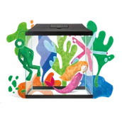 Akwaria i zestawy akwarystyczne - Aquael Zestaw Akwar. Leddy MINI 35 CZARNY - miniaturka - grafika 1