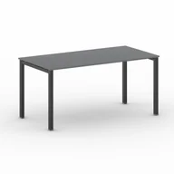 Stoły i stoliki do biura - B2B Partner Stół Square 1600 x 800 x 750 mm, antracyt 499448 - miniaturka - grafika 1