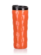 Kubki termiczne - Banquet Kubek podróżny dwuścienny OASE 450 ml, pomarańczowy - miniaturka - grafika 1