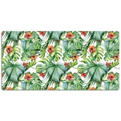 Podkładki na biurko - Mata ochronna na biurko Hawajskie liście 120x60 cm, Dywanomat - miniaturka - grafika 1