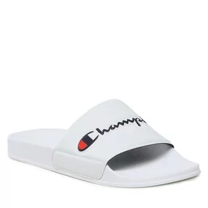 Klapki Champion Slide Varsity S11544-CHA-WW001 Wht - Klapki i japonki damskie - miniaturka - grafika 1