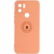 Etui i futerały do telefonów - Bizon Etui Case Silicone Ring do Redmi A1 pomarańczowe - miniaturka - grafika 1