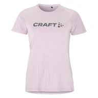 Koszulki i topy damskie - Damska Koszulka z krótkim rękawem CRAFT CORE ESSENCE LOGO TEE W 1911785-746000 – Fioletowy - miniaturka - grafika 1