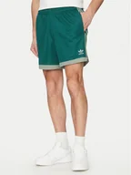 Spodenki damskie - adidas Szorty sportowe Mock Eyelet JP1101 Zielony Regular Fit - miniaturka - grafika 1