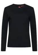 Koszulki i topy damskie - Superdry Vintage Logo L/S Top W6011645A Eclipse Navy 8 Kobieta, Eclipse Navy, 34 - miniaturka - grafika 1
