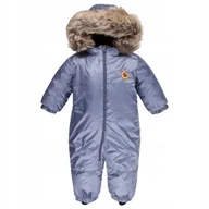 Kombinezony dla dzieci - Kombinezon zimowy Puppy Playtime druk granat r. 92 cm - miniaturka - grafika 1